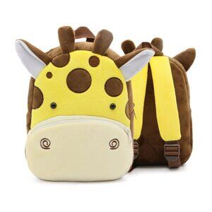 Cute Animal Plush Backpack for Toddlers Kids Gift Bag ( giraffe )